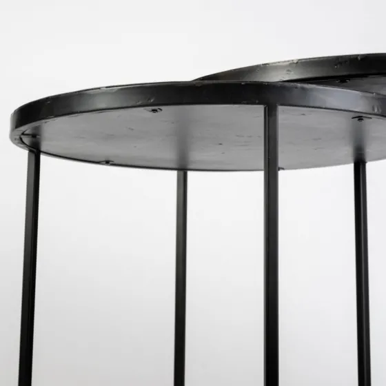 Black Starburst Nesting Accent Tables, Set Of 2-Kirkland's Home Best