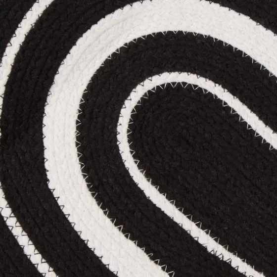 Black Striped Heart Pet Bowl Mat-Kirkland's Home Cheap