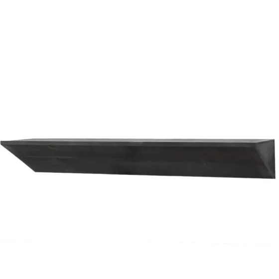 Black Wedge Wood Large Floating Shelf-Kirkland's Home New
