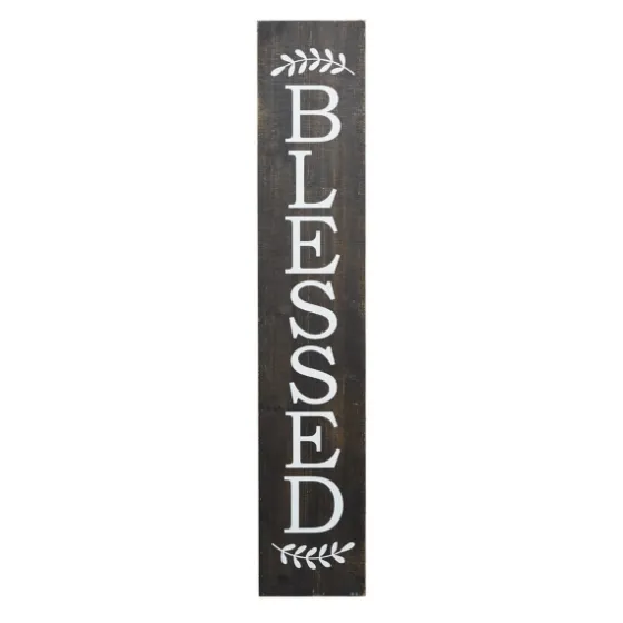 Black Wood Blessed Wall Plaque-Kirkland's Home Best Sale
