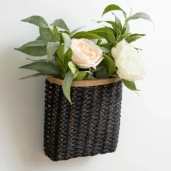 Black Woven Wall Pocket-Kirkland's Home Flash Sale