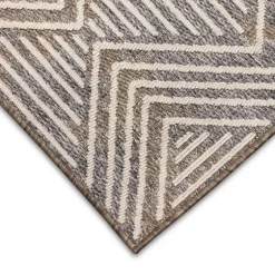 Blake Gray Zigzag Indoor/Outdoor Area Rug, 5X7-Kirkland's Home Discount