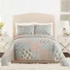 Blue And Rose Patchwork King 3-Pc. Quilt Set-Kirkland's Home Clearance