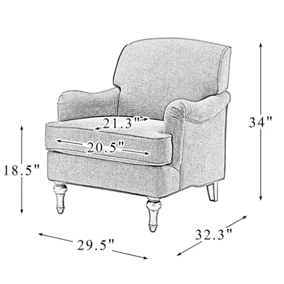Blue And White Floral Classic Accent Chair-Kirkland's Home Store