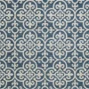 Blue Auckland Tile Outdoor Area Rug, 7X9-Kirkland's Home Clearance