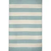 Blue Cabana Stripe Indoor/Outdoor Area Rug, 8X11-Kirkland's Home Best