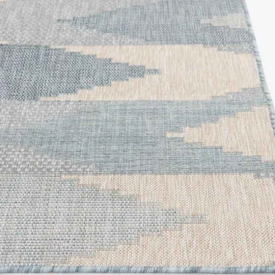 Blue Malibu Arrows Outdoor Area Rug, 7X9-Kirkland's Home Hot