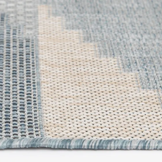 Blue Malibu Arrows Outdoor Area Rug, 7X9-Kirkland's Home Hot