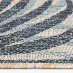 Blue Malibu Palms Outdoor Area Rug, 7X9-Kirkland's Home Flash Sale