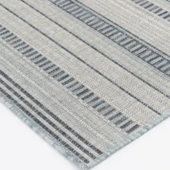 Blue Malibu Stripes Outdoor Area Rug, 7X10-Kirkland's Home Cheap