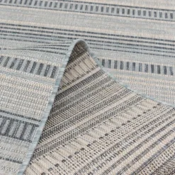 Blue Malibu Stripes Outdoor Area Rug, 7X10-Kirkland's Home Cheap