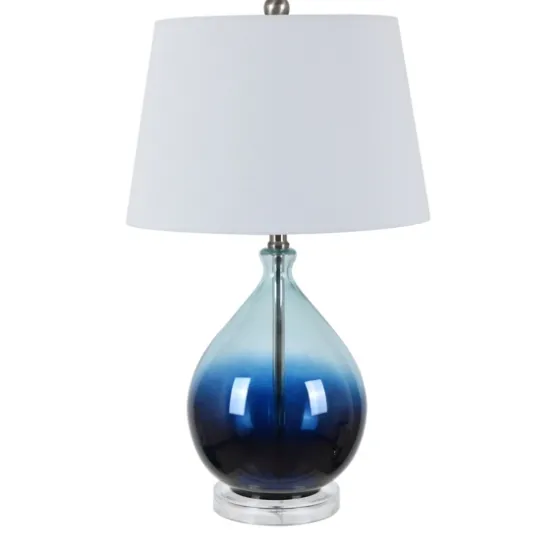 Blue Ombre Teardrop Glass Table Lamp-Kirkland's Home Best