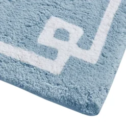 Blue Simple Trim Cotton Tufted Bath Mat, 30 In.-Kirkland's Home Best