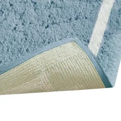 Blue Simple Trim Cotton Tufted Bath Mat, 30 In.-Kirkland's Home Best