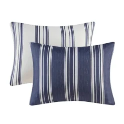 Blue Stripe Jackson 3-Pc. Full/Queen Comforter Set-Kirkland's Home Online