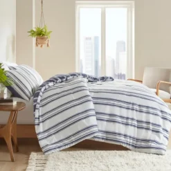 Blue Stripe Jackson 3-Pc. King Comforter Set-Kirkland's Home Best Sale