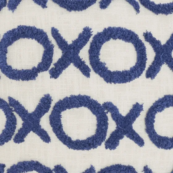 Blue Tufted Xoxo Cotton Throw Pillow-Kirkland's Home Hot