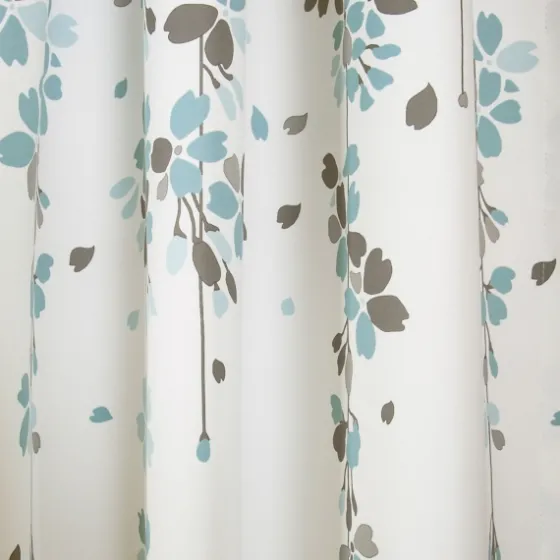 Blue Weeping Flower Curtain Panel Set, 95 In.-Kirkland's Home Store