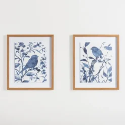 Bluebird On Branch Ii Framed Art Print-Kirkland's Home Cheap