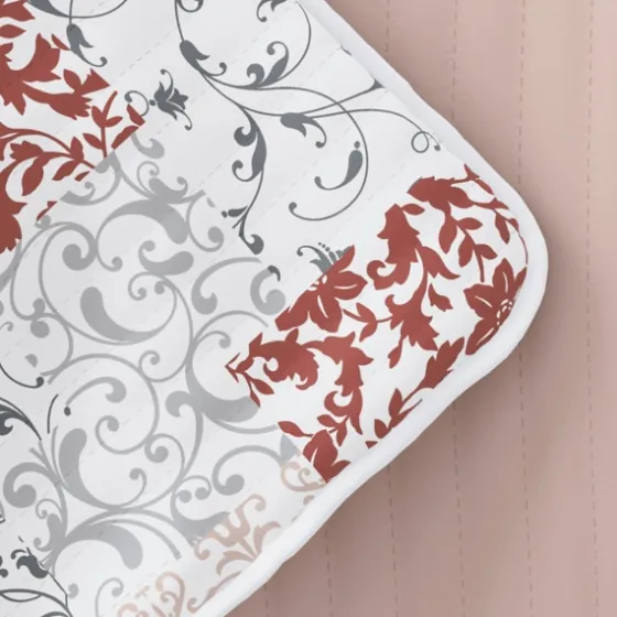 Blush Patchwork Reversible 3-Pc. King Quilt Set-Kirkland's Home Cheap