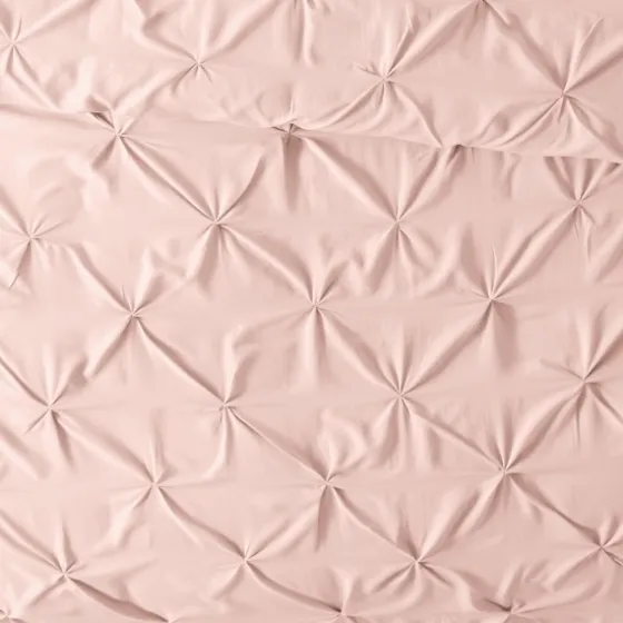 Blush Pinched 2-Pc. Twin Duvet Cover Set-Kirkland's Home Flash Sale