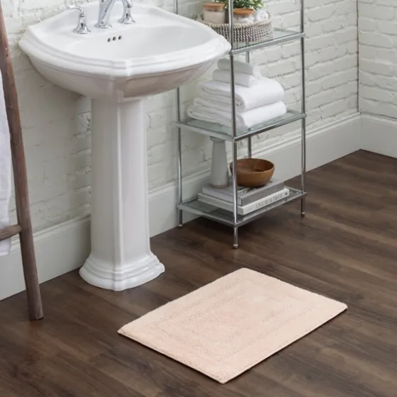 Blush Reversible Cotton Bath Mat, 45 In.-Kirkland's Home Cheap