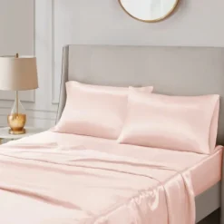 Blush Satin King 2-Pc. Pillow Case Set-Kirkland's Home Cheap