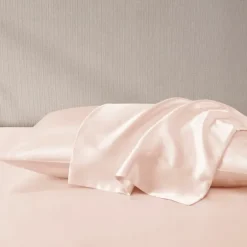 Blush Satin King 2-Pc. Pillow Case Set-Kirkland's Home Cheap