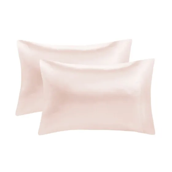 Blush Satin King 2-Pc. Pillow Case Set-Kirkland's Home Cheap