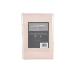 Blush Satin Standard 2-Pc. Pillow Case Set-Kirkland's Home Online