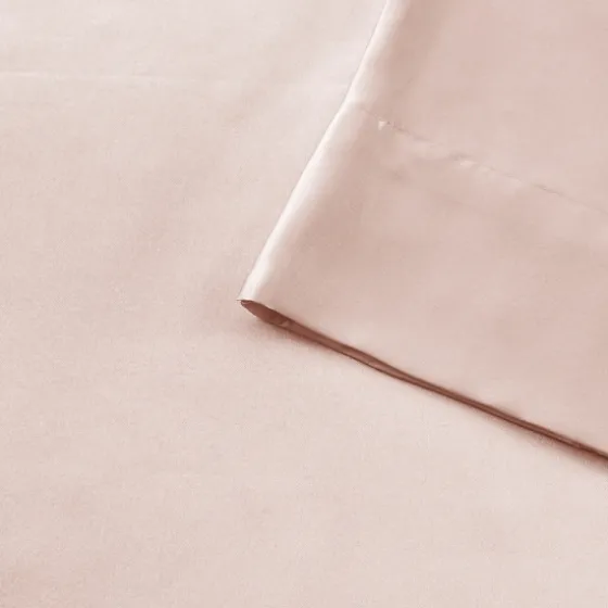 Blush Satin Standard 2-Pc. Pillow Case Set-Kirkland's Home Online