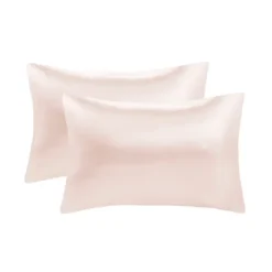 Blush Satin Standard 2-Pc. Pillow Case Set-Kirkland's Home Online