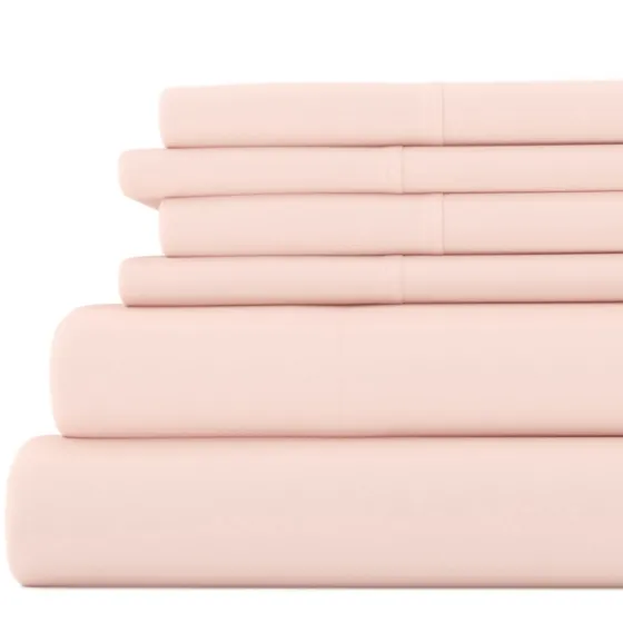Blush Ultra Soft 6-Pc. Full Sheet Set-Kirkland's Home Cheap