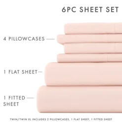 Blush Ultra Soft 6-Pc. Full Sheet Set-Kirkland's Home Cheap