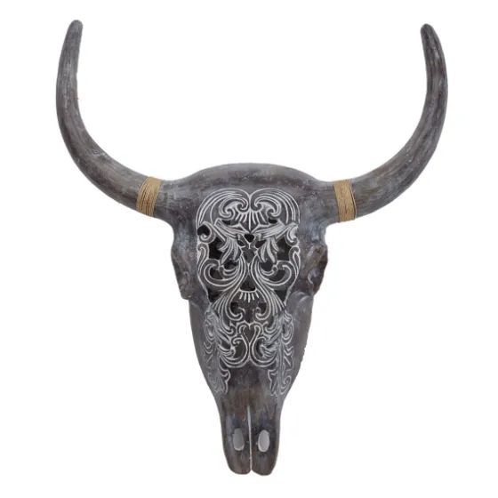 Bohemian Bull Wall Plaque-Kirkland's Home Fashion