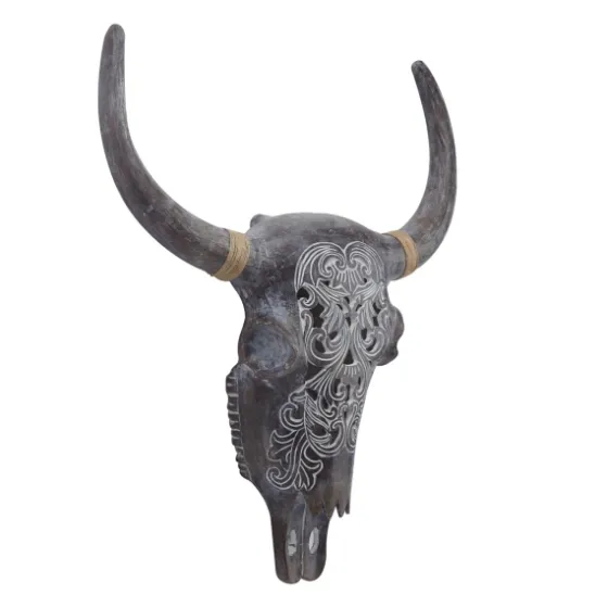 Bohemian Bull Wall Plaque-Kirkland's Home Fashion