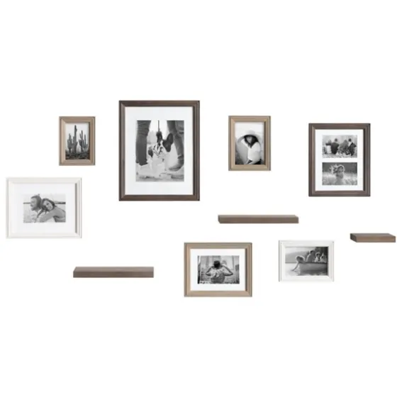Bordeaux 10-Pc. Gallery Wall Frame And Shelf Set-Kirkland's Home Outlet