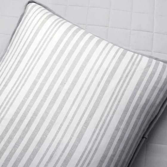 Box Stitch Cotton King 3-Pc. Quilt Set-Kirkland's Home Fashion