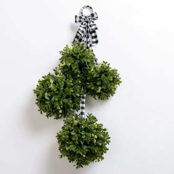 Boxwood And Buffalo Check Swag-Kirkland's Home Cheap