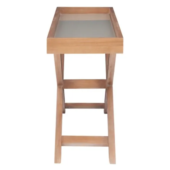 Brazilian Pine Tray Top Console Table-Kirkland's Home Shop