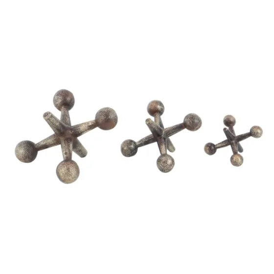Bronze Antique Jacks 3-Pc. Figurine Set-Kirkland's Home Fashion