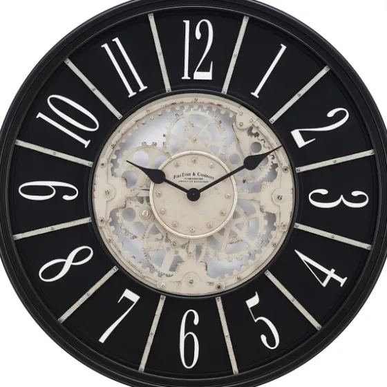 Bronze Frame Montevello Gears Wall Clock-Kirkland's Home Clearance