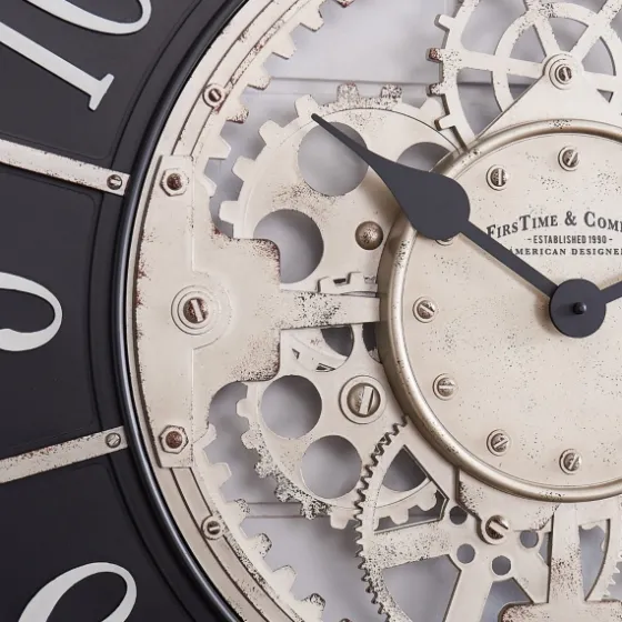 Bronze Frame Montevello Gears Wall Clock-Kirkland's Home Clearance