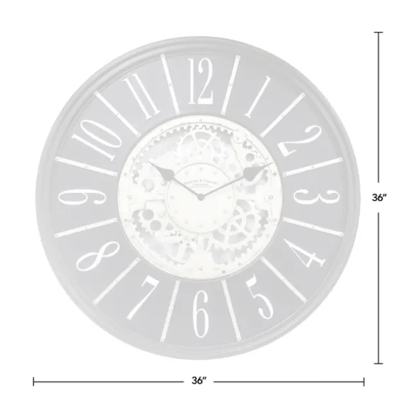 Bronze Frame Montevello Gears Wall Clock-Kirkland's Home Clearance