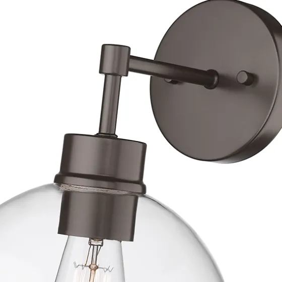 Bronze Glass Orb Outdoor Sconce Light-Kirkland's Home Discount