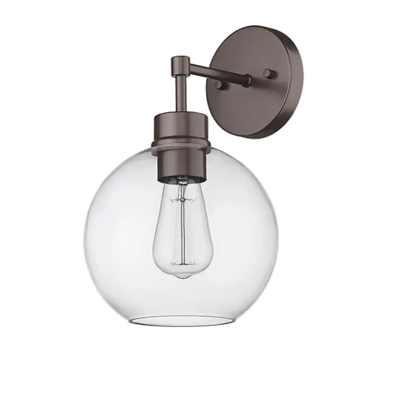 Bronze Glass Orb Outdoor Sconce Light-Kirkland's Home Discount
