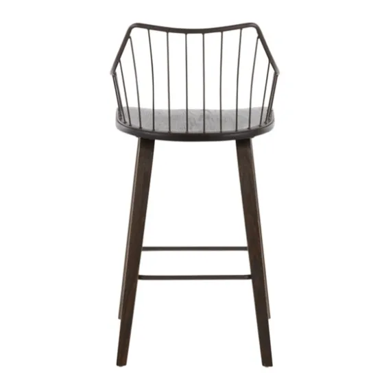 Bronze Poplar Wood Counter Stool-Kirkland's Home Flash Sale