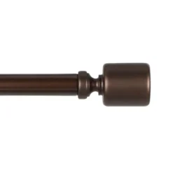 Bronze Rhys Cylinder Curtain Rod, 72 In.-Kirkland's Home Best Sale