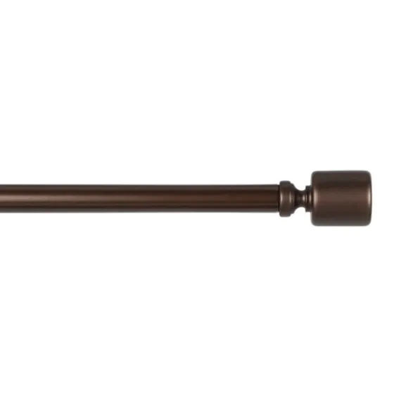 Bronze Rhys Cylinder Curtain Rod, 72 In.-Kirkland's Home Best Sale