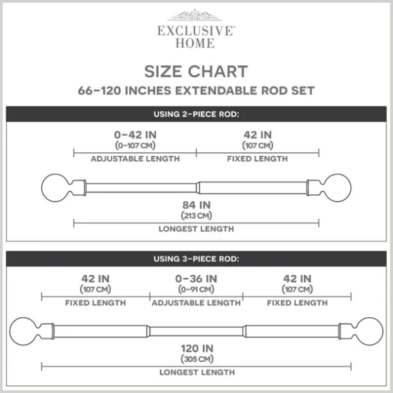 Bronze Rhys Cylinder Curtain Rod, 120 In.-Kirkland's Home Shop